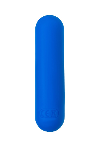 Синяя силиконовая перезаряжаемая вибропуля Nep - 8 см. фото 4 Синяя силиконовая перезаряжаемая вибропуля Nep - 8 см. фото 4