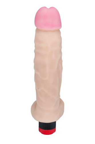 Большой вибратор-реалистик - 25,7 см. Большой вибратор-реалистик - 25,7 см.